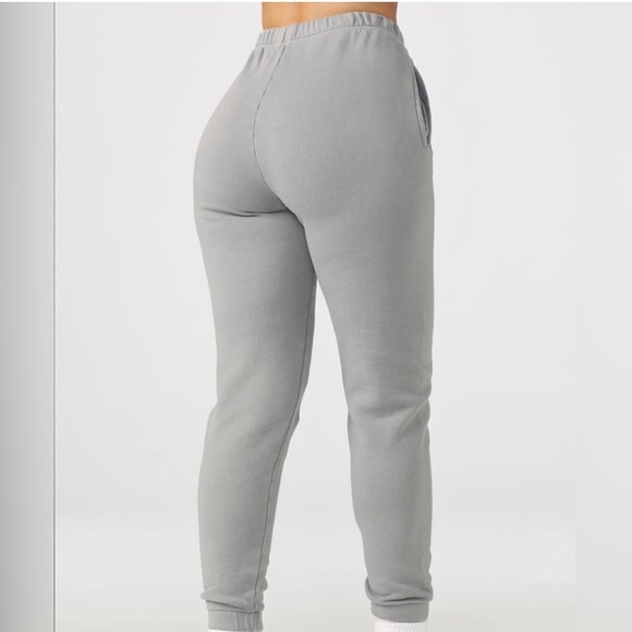 🆕JOAH BROWN STONE GREY FITTED HIGH-WAIST EMPIRE JOGGERS WITH SIDE POCKETS NWT - Picture 10 of 12